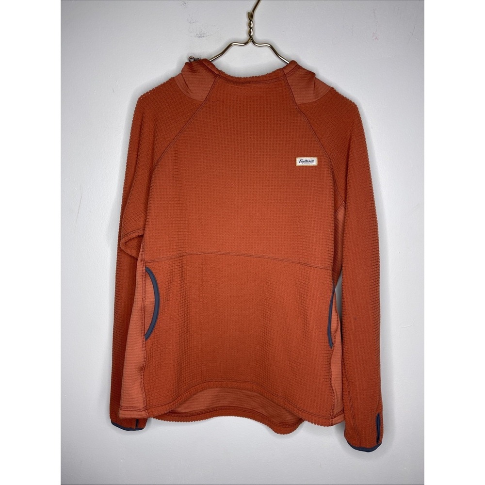 Fayettechill Jasper Orange Hoodie Fleece Made in USA Large